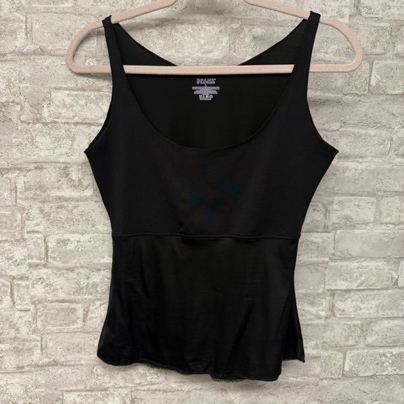 Spanx Black Scoop‎ Neck Shapewear Tank Women’s Size Large - Picture 1 of 5